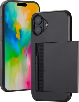 Obrázek produktu pro imoshion Zadní kryt s přihrádkou na karty iPhone 16 Plus – černý