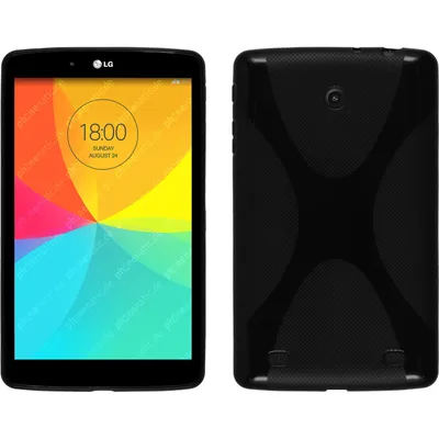Produktbild von PhoneNatic Case kompatibel mit LG G Pad 8.0 - schwarz Silikon Hülle X-Style Cover