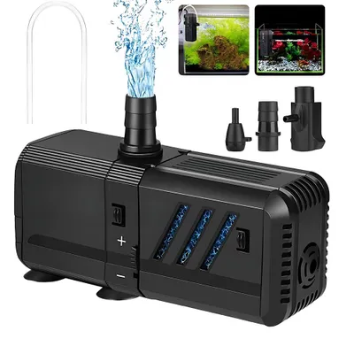 Produktbild von Aquarium Filter Innenfilter 500L/H Aquarium Filterpumpe Leise 6W Aquarienfilter Aquarium Pumpe, Aquarium Innenfilter Einstellbarer Aquarium innenfilte