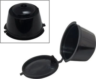 Produktbild von Nachfüllbare Kaffee Kapsel für Dolce Gusto Adapter wiederverwendbar Coffee 98 (Schwarz)