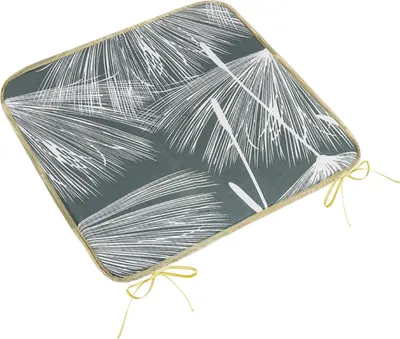 Obrázok produktu pre Hladký sedák Adéla – 40x40 cm – sivý, biely