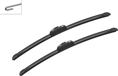 Zdjęcie produktu dla Pióro Wycieraczki Aerotwin Retro Podwójne 500/500Mm Renault, Dacia, Skoda, Volvo, Mitsubishi, Nissan, Bmw,
