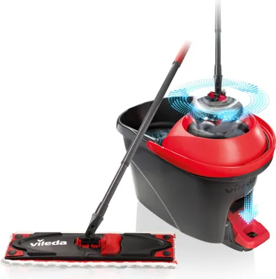 Produktbild von Vileda ULTRAMAX Turbo Bodenwischer Komplett Set Wischmopp Teleskopstiel Cleaning