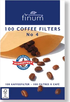 Obrázek produktu pro Kávové filtry Finum č. 4 100 ks.