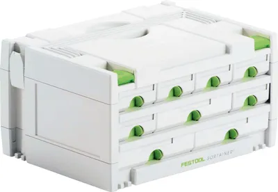Zdjęcie produktu dla Festool SYS 3-SORT/9, Przybornik, Biały, 295 mm, 395 mm, 210 mm, 5,1 kg