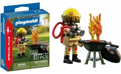Obrázok produktu pre PLAYMOBIL 72149 Hasič pri grile
