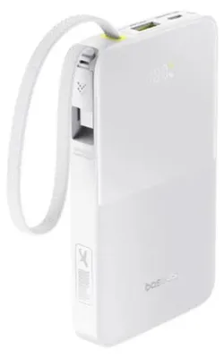 Immagine prodotto di Baseus EnerFill Bipow2 Pro, 20000 mAh, Power Delivery 3.0, Quick Charge 3.0, Bílá