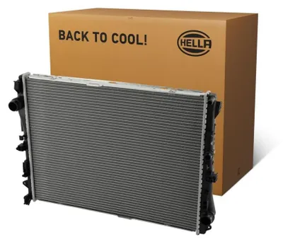Produktbild von HELLA 8MK 366 301-921 Kühler Wasserkühler Motorkühler passend für MERCEDES-BENZ E-Klasse Limousine (W213) V-Klasse (W447) E-Klasse T-modell (S213) GLC