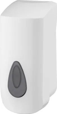 Produktbild von PlastiQline Seifenspender - 900 ml - Kunststoff - Farbfenster grau