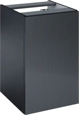 Obrázek produktu pro Koupelnová skříňka nízká Jungborn NONUS černá 400 x 63,5 x 453 mm