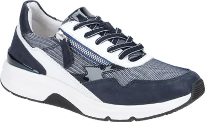 Produktbild von Gabor ROLLINGSOFT Damenschuhe - bequeme Schnür- Halbschuhe blau Freizeit NEU