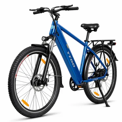 Produktbild von TTGO E-Bike Elektrofahrrad 27,5 Zoll E-MTB Pedelec Damen Herren, 720Wh Akku, 120 km, 250W, 25 km/h, 55 Nm, Shimano 7-Gang, Federgabel, Scheibenbremsen