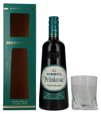 Produktbild von Badel Pelinkovac GORKI 31% Vol. 0,7l in Geschenkbox mit Glas