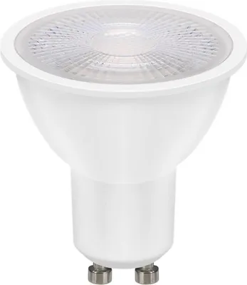 Obrázok produktu pre 10x Goobay 65377 LED reflektor, 8 W, bielo-priehľadný - pätica GU10, teplá biela, nestmievateľný