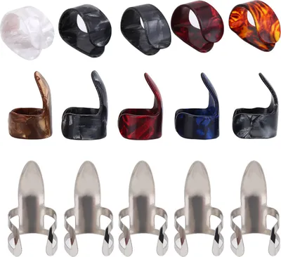 Obrázok produktu pre Finger Pick, Guitar Finger Pick, M Finger Pick, Finger Pick Protector, Metal Finger Pick, Finger Pick Lot