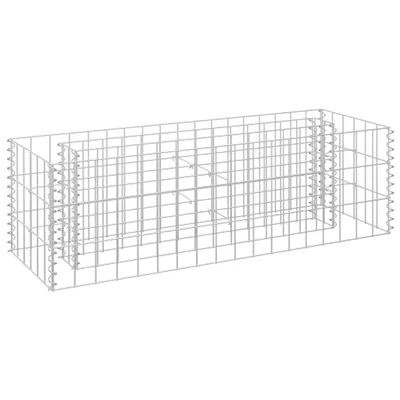 Produktbild von Gabionen-Hochbeet Verzinkter Stahl 90×30×30 cm
