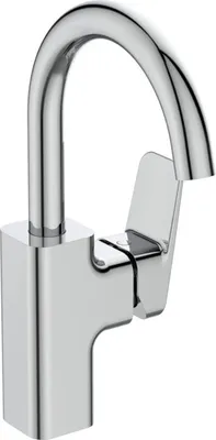 Produktbild von Ideal Standard Waschtischarmatur Ceraplan ohne Ablaufgarnitur H200, hoher Auslauf, Ausladung 145mm BD234AA Chrom