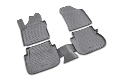 Produktbild von ELEMENT Gummi-Fußmatten 3D für VOLKSWAGEN Caddy, 2007-2014, 4 tlg.