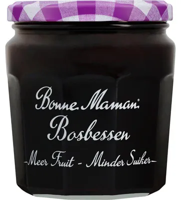 Produktbild von Bonne Maman Bosbessen Konfitüre 335g – fruchtiger Blaubeeraufstrich, weniger Zucker