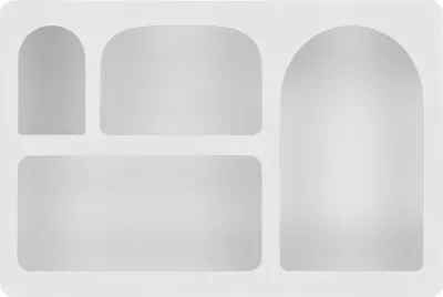 Image de Bryne étagère murale 40x13x60cm blanche.