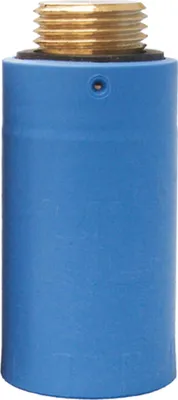 Produktbild von HL Hutterer & Lechner HL42B.MS Baustopfen m. MS-Gewinde 1/2 Zoll blau, 1 Stk.