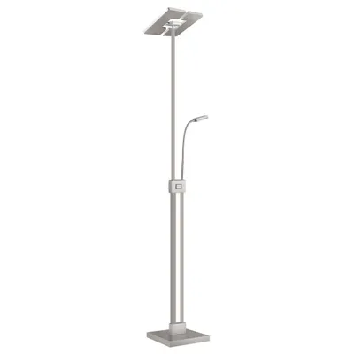Produktbild von LED Stehleuchte SOLANO nickel-matt transparent L:25cm B:25cm H:185cm