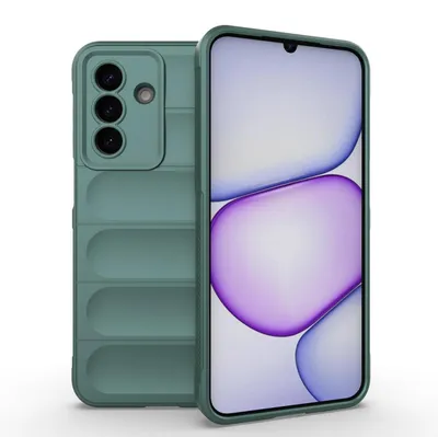 Productafbeelding van MobyDefend Hoesje - Geschikt voor Samsung Galaxy A27  -  TPU Gripcase - Groen
