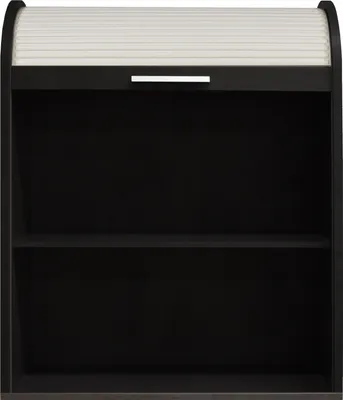 Produktbild von Jalousieschrank "Jalousieschrank" in schwarzstahl / weiß. Abmessungen (BxHxT) 69x85x44 cm