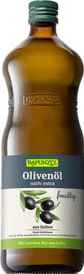 Produktbild von Rapunzel Olivenöl fruchtig, nativ extra (1l)
