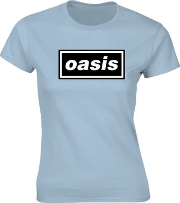 Produktbild von Oasis - "Decca" T-Shirt für Damen RO473 (M) (Hellblau)