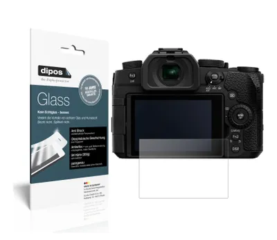 Produktbild von 1x Schutzfolie für Panasonic Lumix DC-G91 matt - Anti-Shock 9H Folie dipos Glass Kunststoffglas