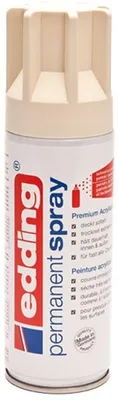 Produktbild von Acryl-Farblack Permanentspray hellelfenbein seidenmatt RAL1015 Packung mit 6 Stück
