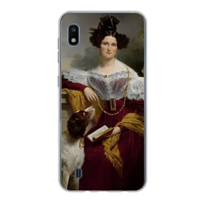 Produktbild von MuchoWow® Handyhülle Schutzhülle Hülle für Samsung Galaxy A10 Porträt von Alida Christina Assink - Gemälde von Jan Adam Kruseman Silikon Softcase Handy Hülle - Schutzhülle