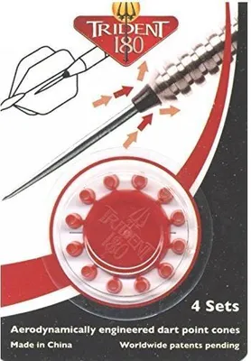 Zdjęcie produktu dla Trident180 Steeldart Cones Rot