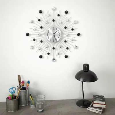 Immagine prodotto di Orologio da Parete con Movimento al Quarzo Design Moderno 50 cm