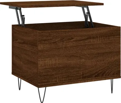 Produktbild von vidaXL Couchtisch Braun Eichen-Optik 60x44,5x45 cm Holzwerkstoff