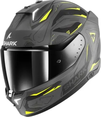 Produktbild von Shark Skwal i3 Linik Helm, grau matt/gelb, M (57/58)