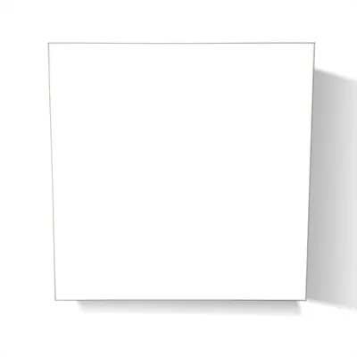 Produktbild von Wallario Schlüsselkasten aus Glas, Motiv: Weiß, 30 x 30 cm mit Haken