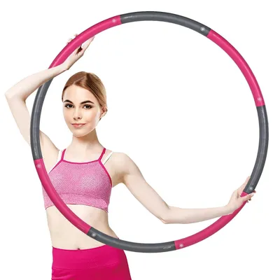 Produktbild von Hula-Hoop für Erwachsene, 2,3 kg, für Fitness und Gewichtsverlust