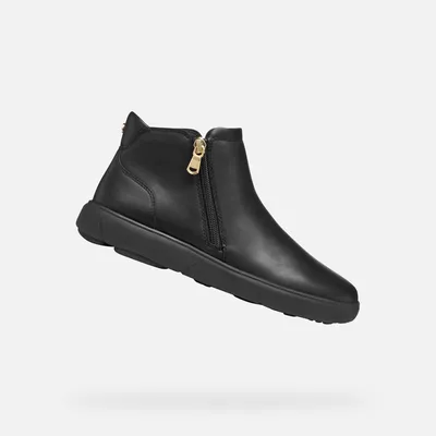 Produktbild von Geox Schwarze Damen-Ankle-Boots Nebula 2.0 C 38