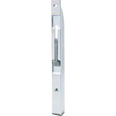 Produktbild von Türkantriegel U-Gehäuse mit Klapphebel. 200 x 18 x 17 mm, Hub 14,verzinkt silber