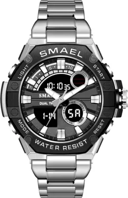 Produktbild von Uhr SMAEL EF-35294 - Silber / Schwarz für Herren KP35294