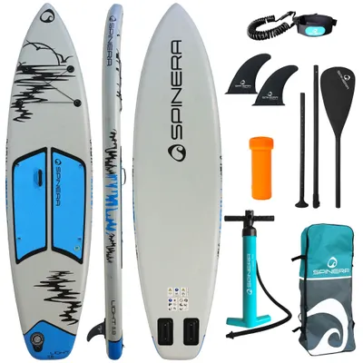 Produktbild von Spinera SUP Board Light 11'8 ULT (360cm) aufblasbar Ultra-Light Set 7,5kg mit Zubehör – 180kg Traglast