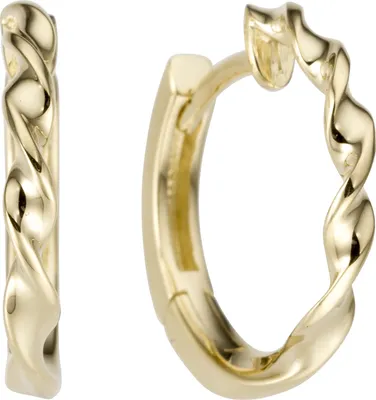 Produktbild von JOBO Creolen gedreht 585 Gold Gelbgold Ohrringe Goldcreolen Goldohrringe
