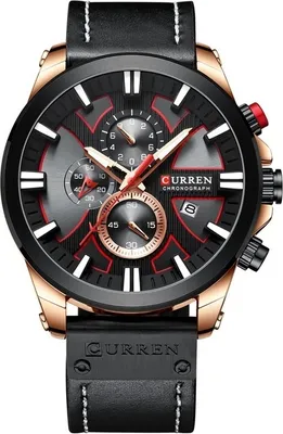 Zdjęcie produktu dla Zegarek CURREN FO-14228 - Stylowy Czarny/Czerwony KP14228