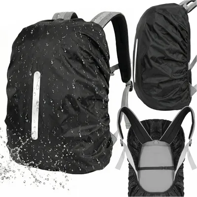 Produktbild von Wasserdichte Regenhülle für Rucksäcke und Taschen (30–40 l)