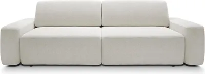 Produktbild von Design Sofa OLMI Raven 22 Creme Beige Schlafsofa Bettkasten 257cm Abgerundet