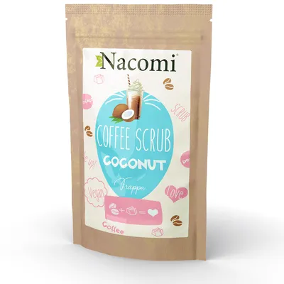 Produktbild von Nacomi Kaffee-Kokos Peeling, 200g – Exfolierendes Körperpeeling für geschmeidige Haut