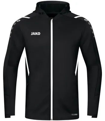 Produktbild von Jako Challenge Kapuzenjacke Damen - Schwarz / Weiß