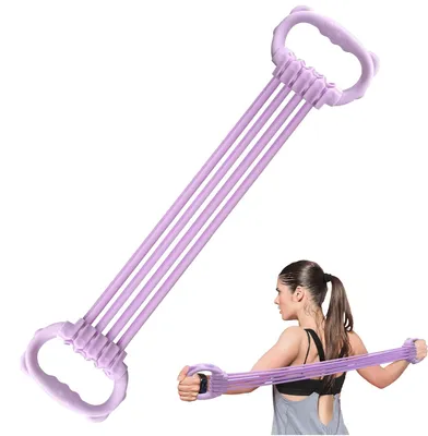 Produktbild von Fitnessbänder 8 Positionen, rutschfeste Griffe, für Ganzkörpertraining